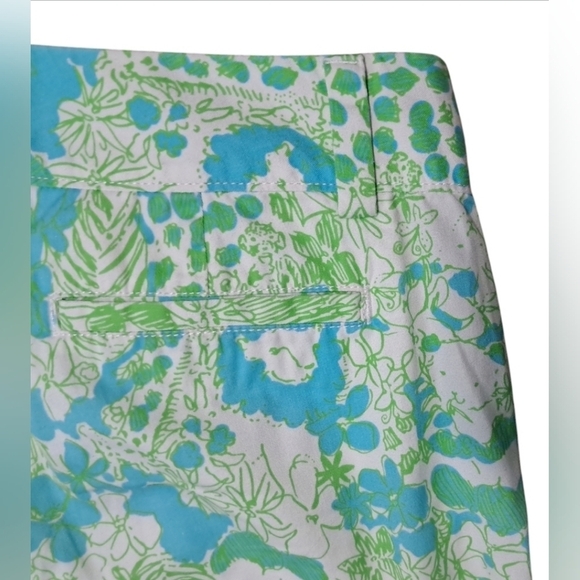 Lilly Pulitzer Chipper Shorts It's A Zoo Sz 2 - Picture 8 of 14